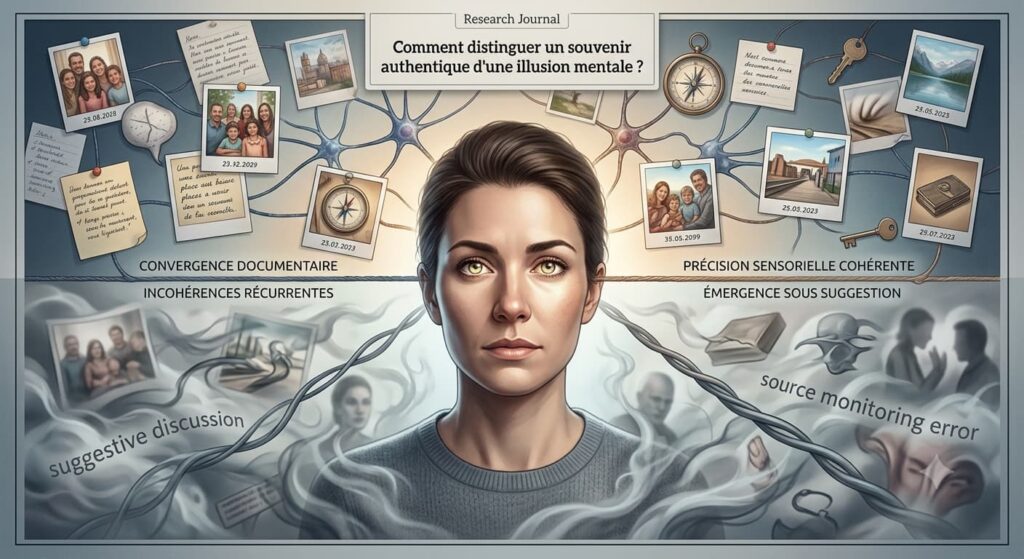 Comment distinguer un souvenir authentique d'une illusion mentale ?